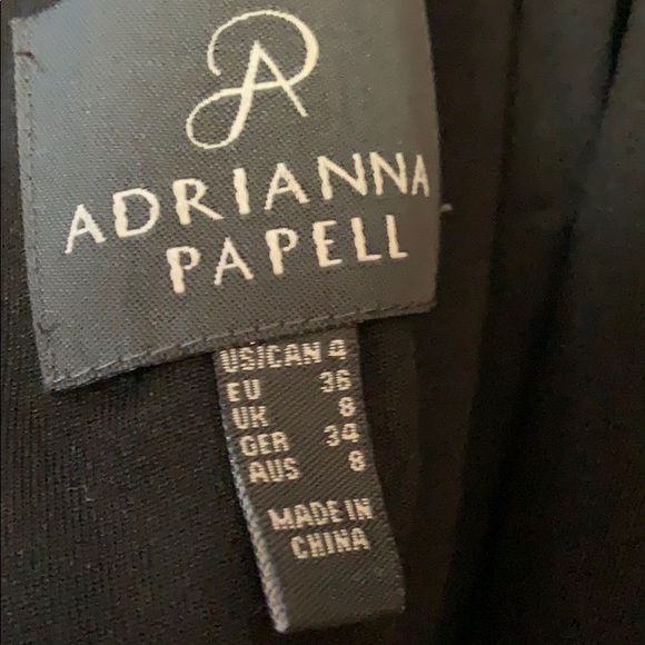 Adrianna Papell Lace Dress with 3/4 sleeve - Picture 6 of 6